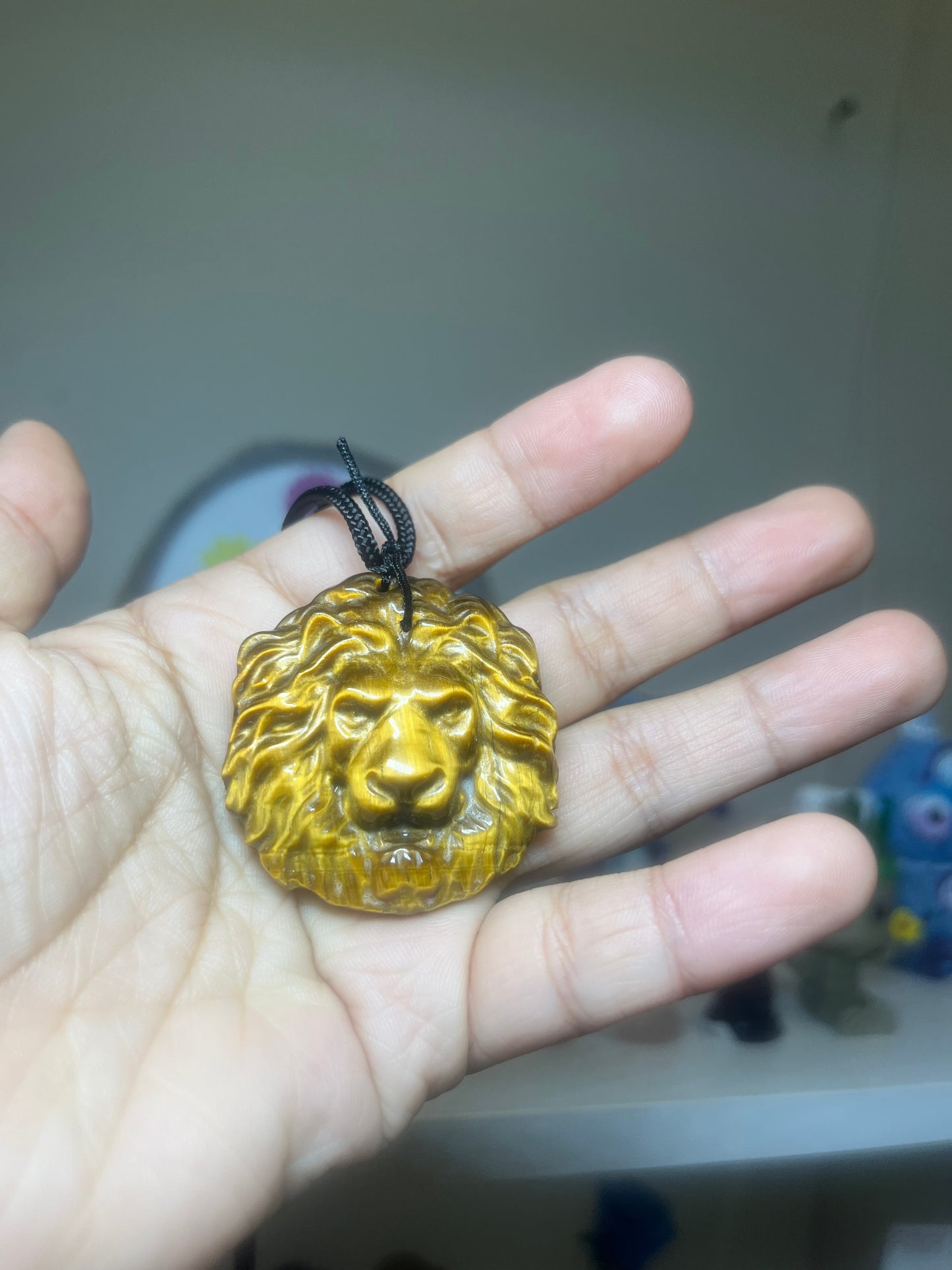 Lion Tiger eye Necklace