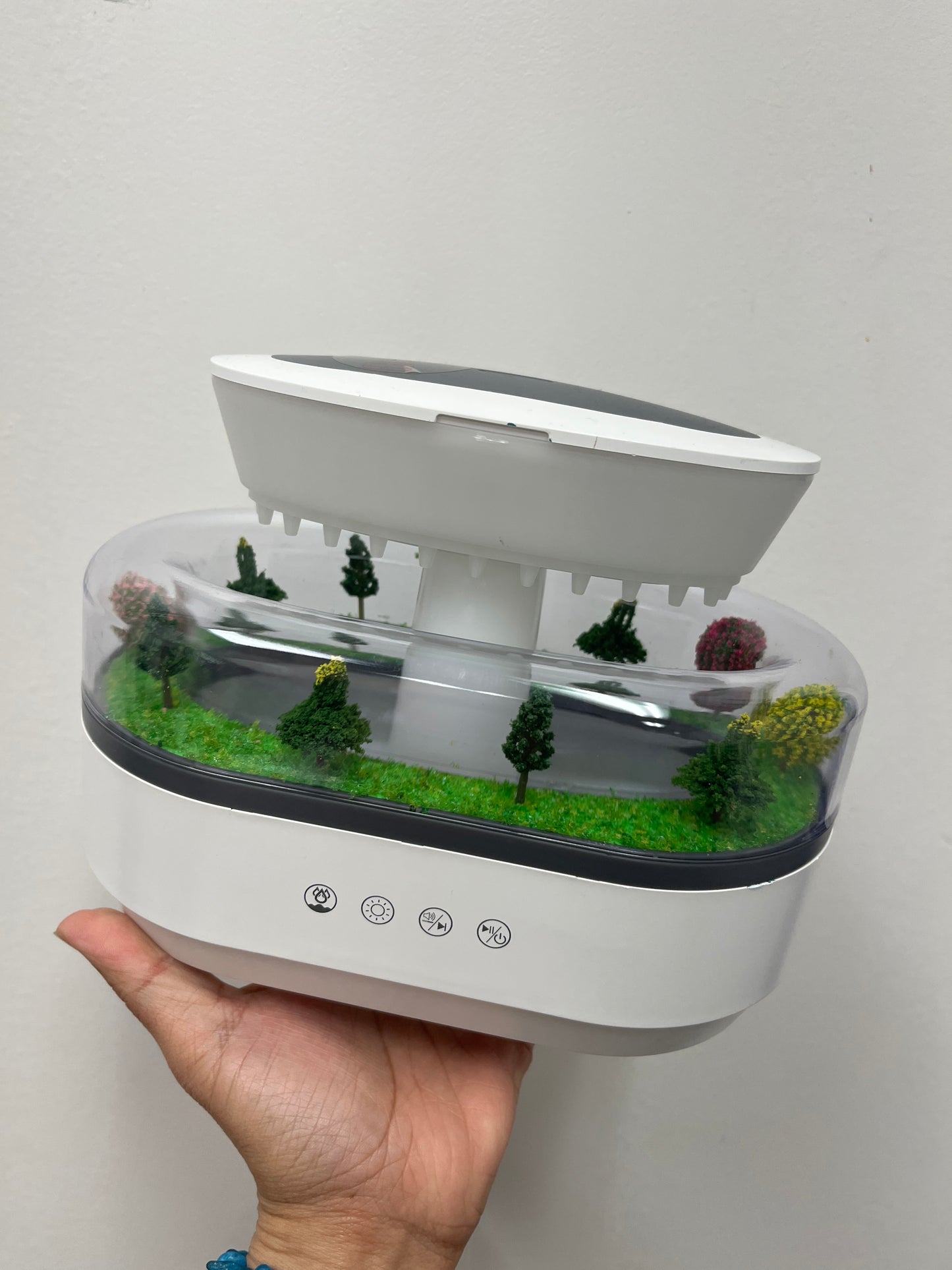 Miniature landscape essential oil diffuser