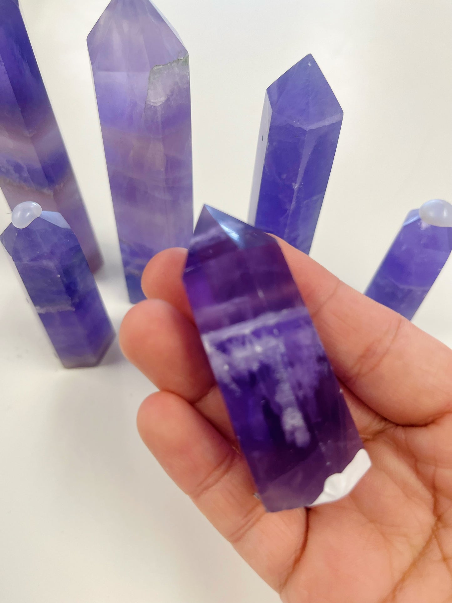 Purple Fluorite Tower