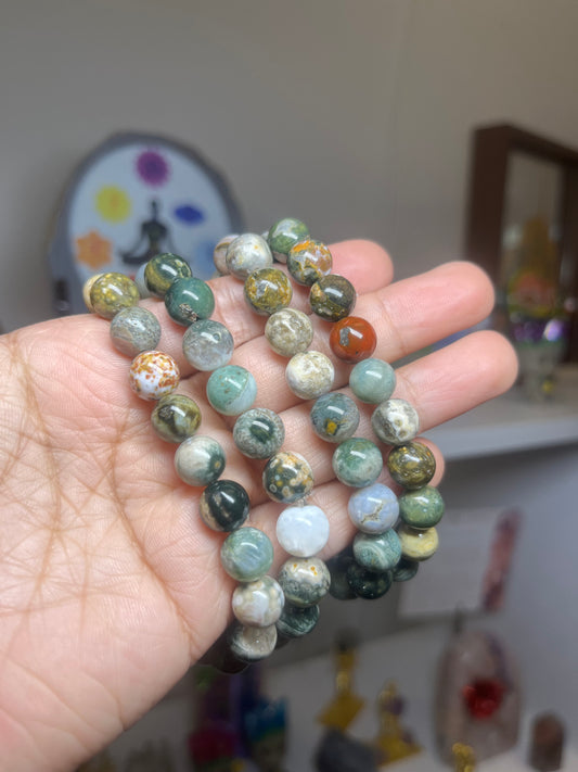 7th Vein Ocean Jasper bracelet