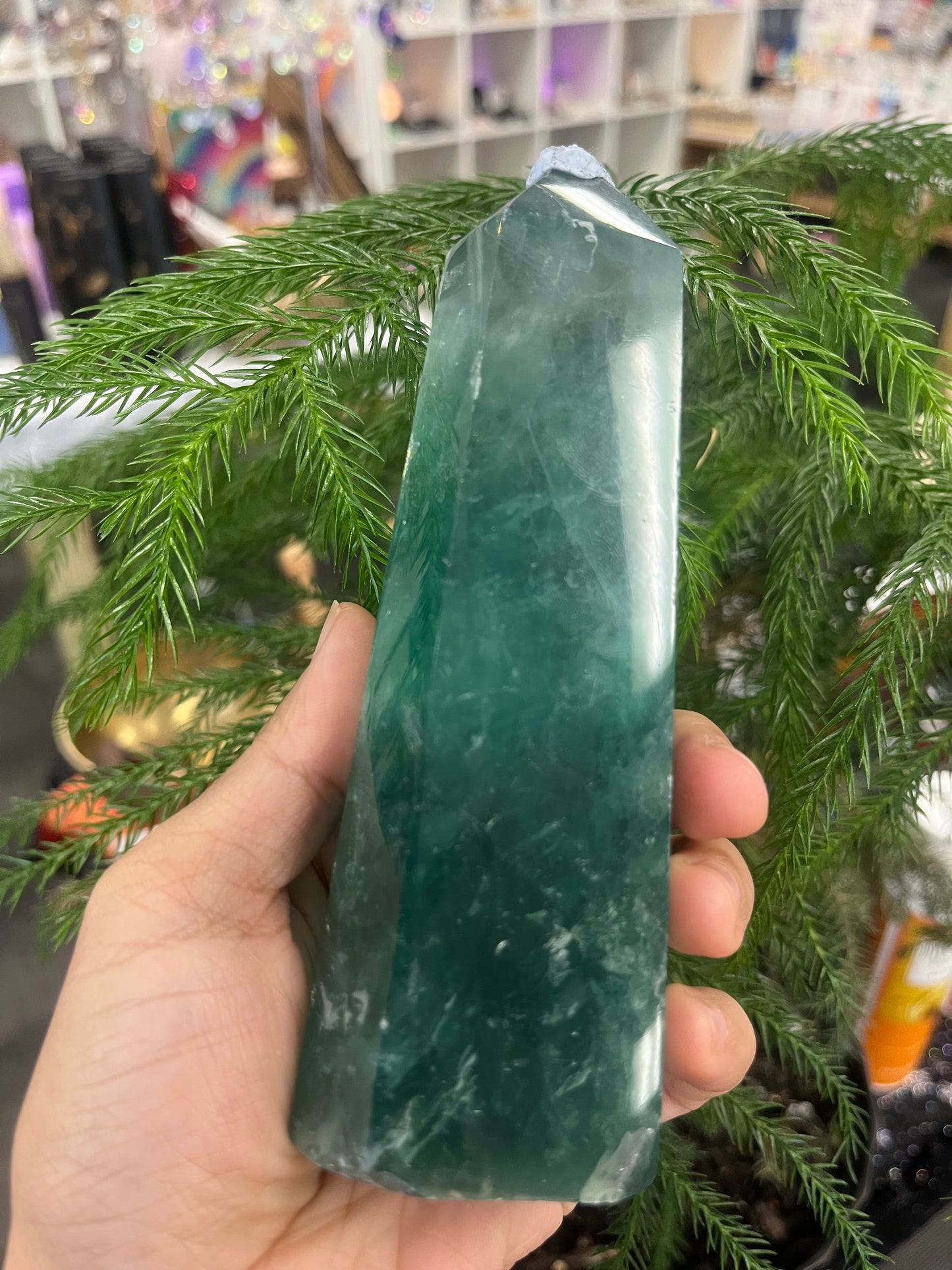 Green Fluorite Tower