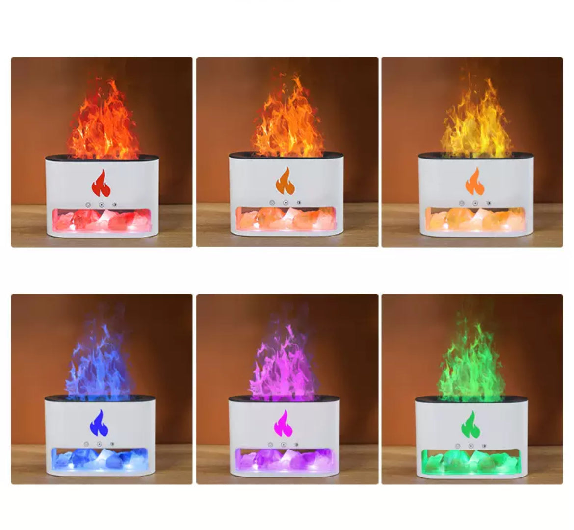 Himalayan salt fire Flame Essential Oil Diffuser