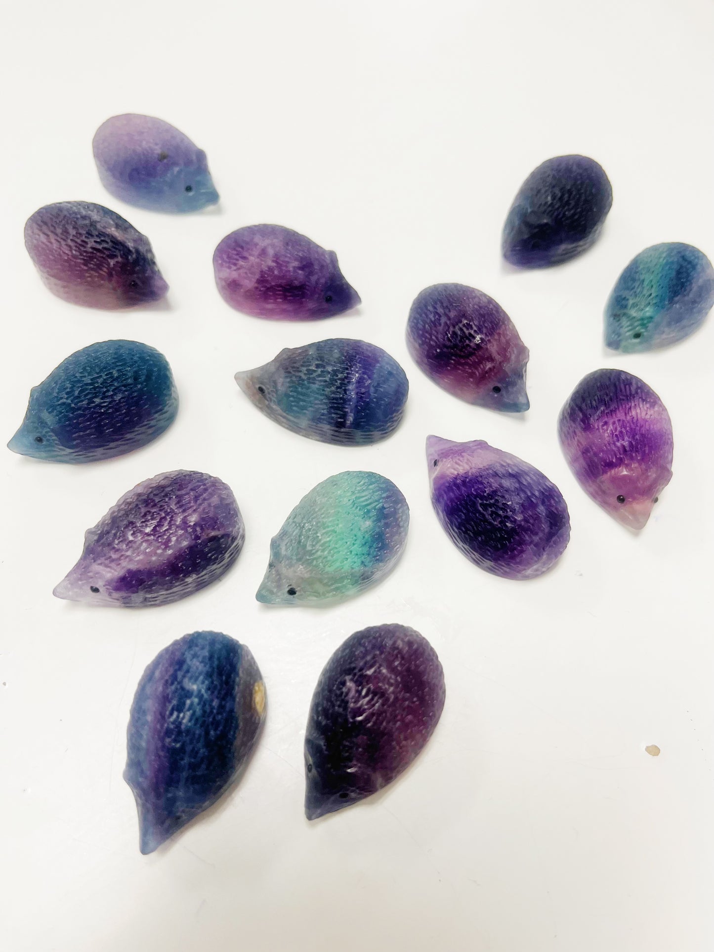 Hedgehog Rainbow Fluorite