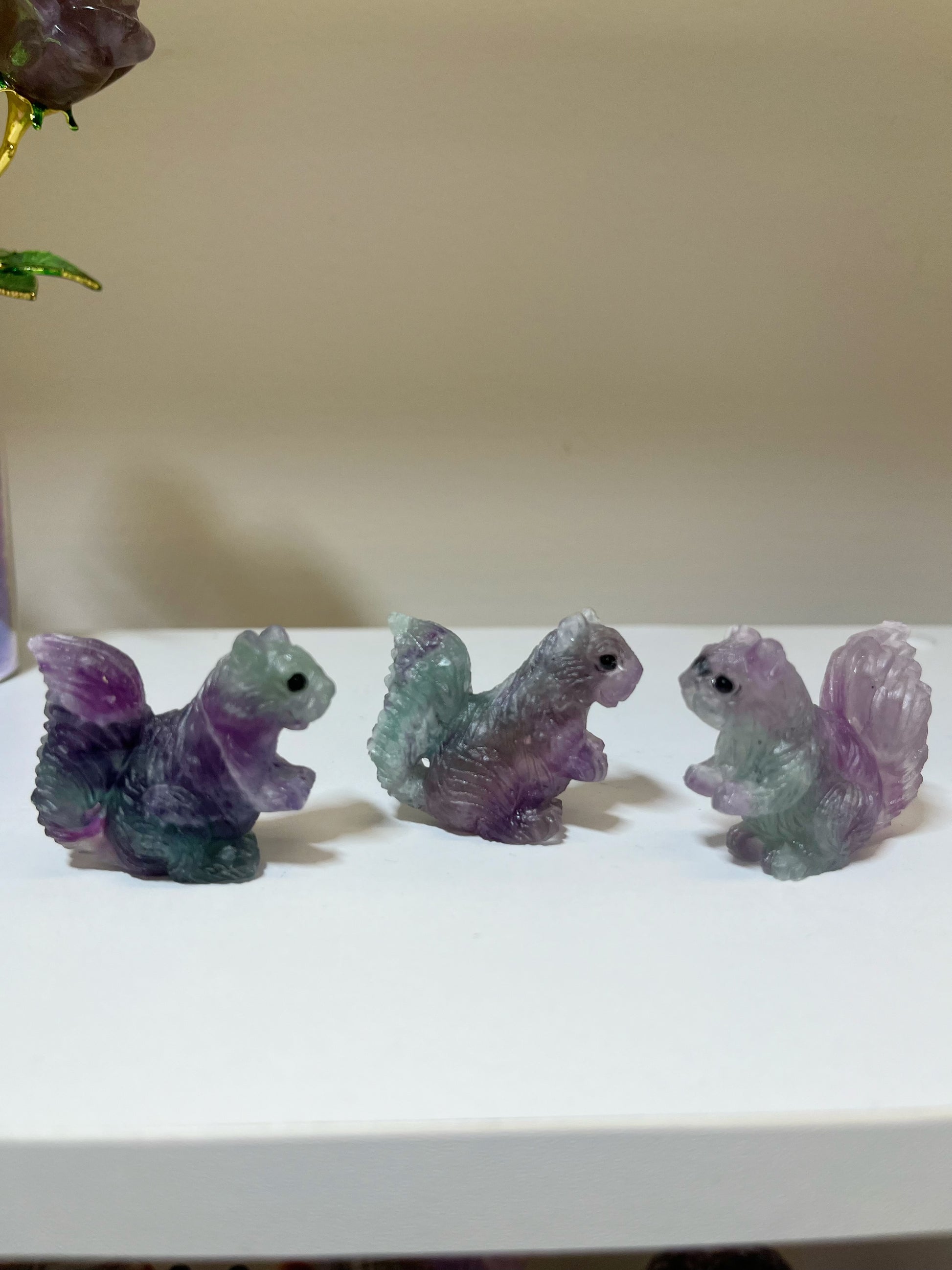 Rainbow Fluorite Squirrel Spiritual Landing Rainbow Fluorite Squirrel Spiritual Landing