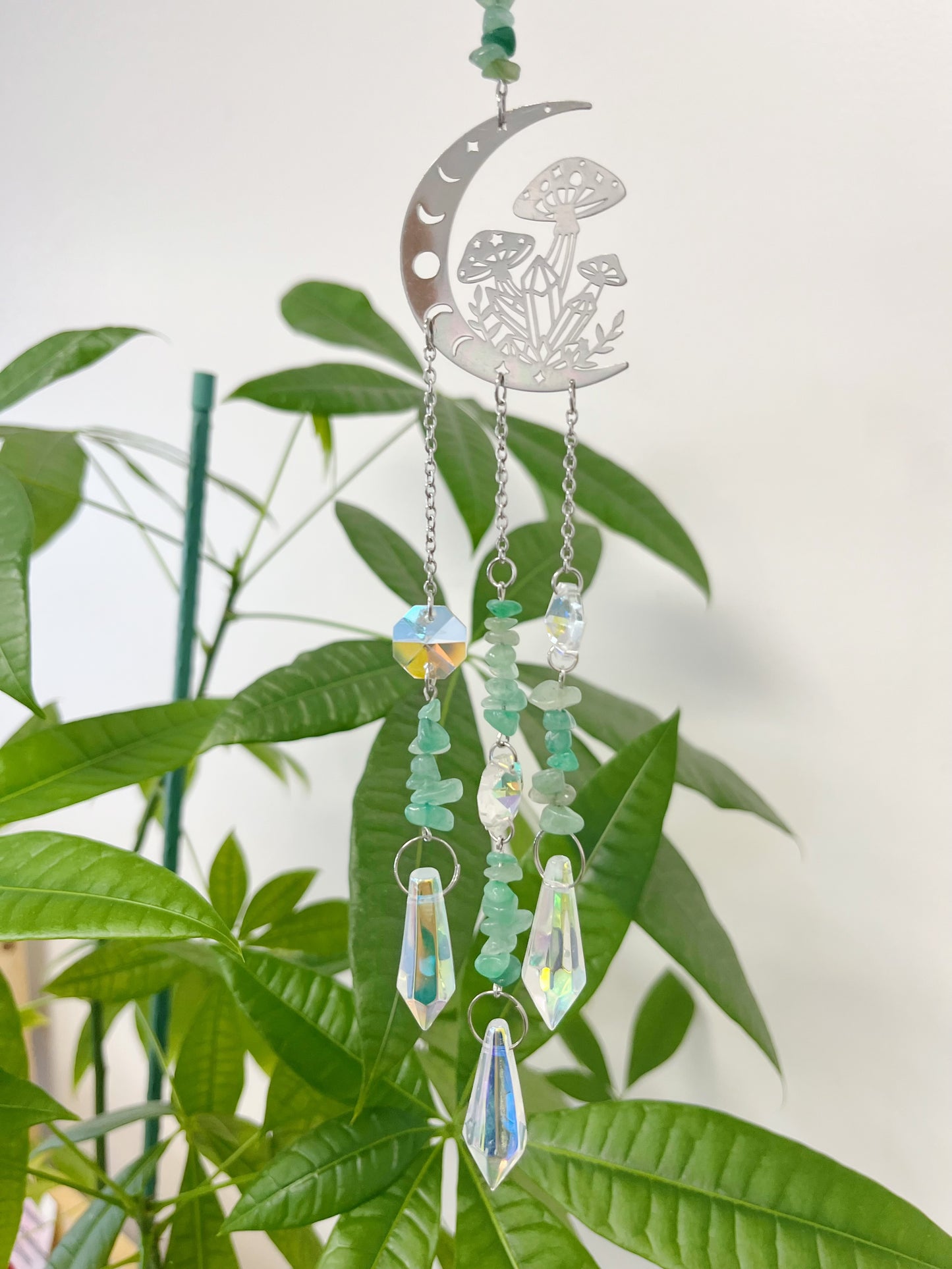 Mushroom Moon Suncatcher