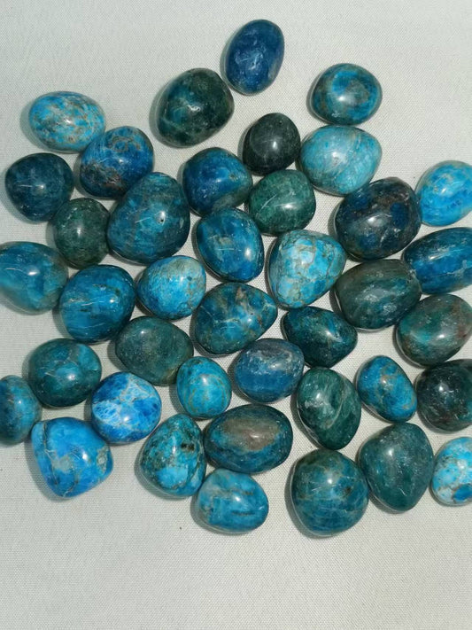 Blue Apatite Tumbled