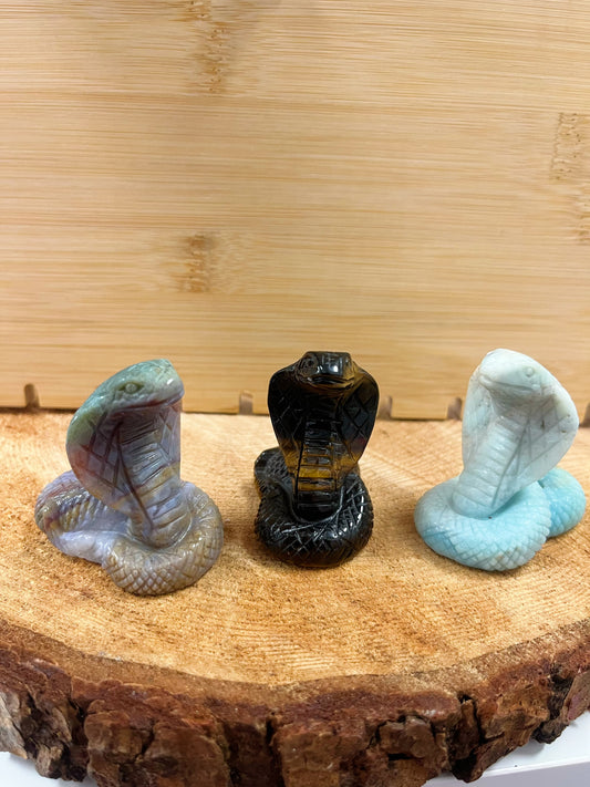 Cobra Crystal Carving