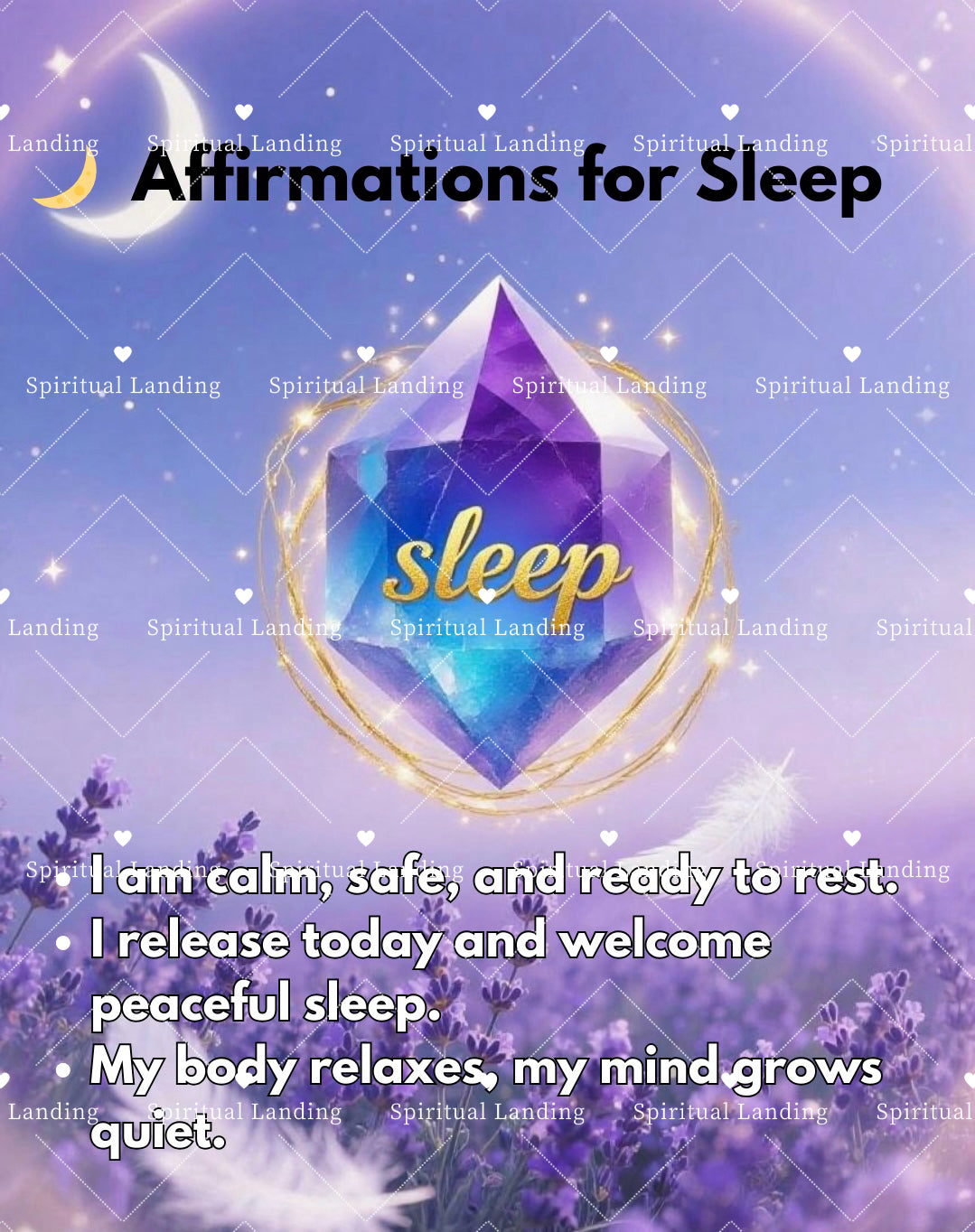 Sleep and Stress Crystal Kit