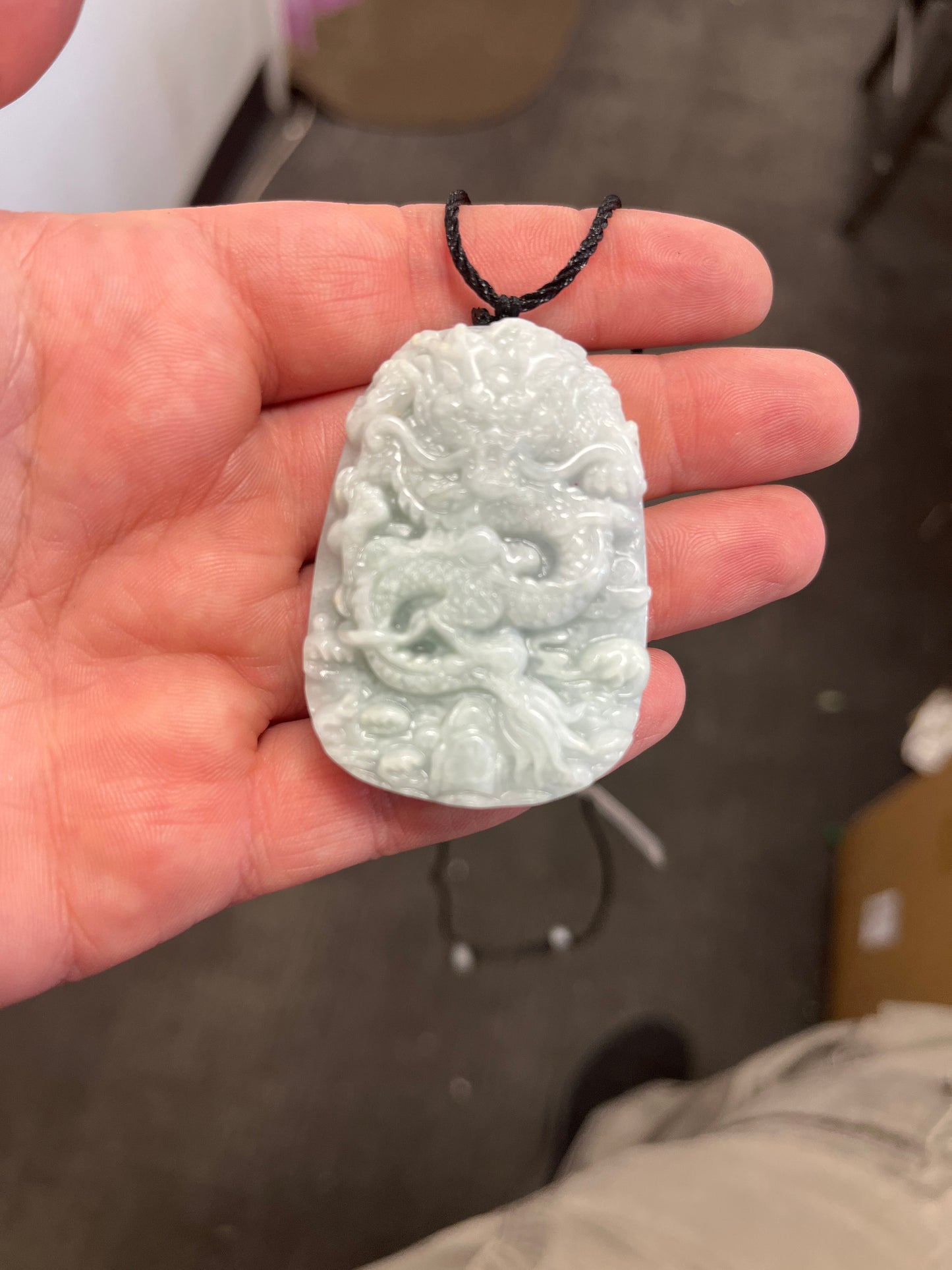 Jade Dragon Necklace