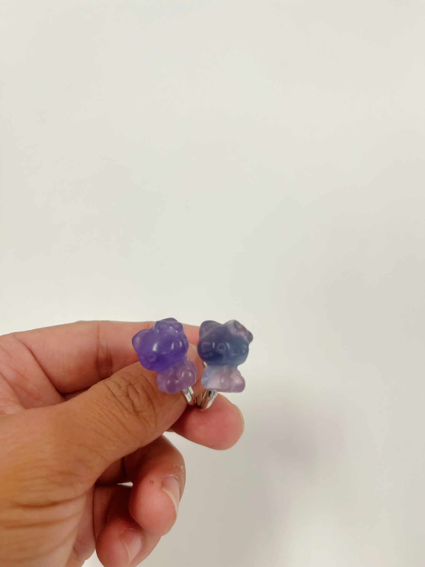 Rainbow Fluorite Ring