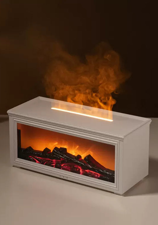 3D Fireplace simulation fire oil diffuser