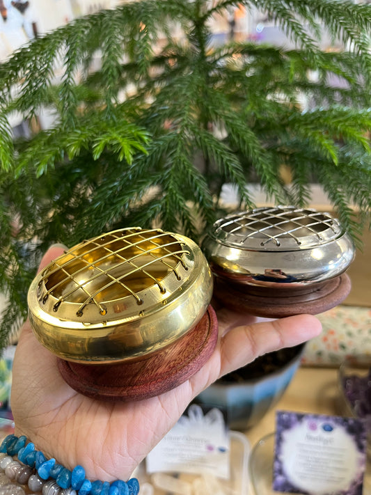 Gold Brass Burner