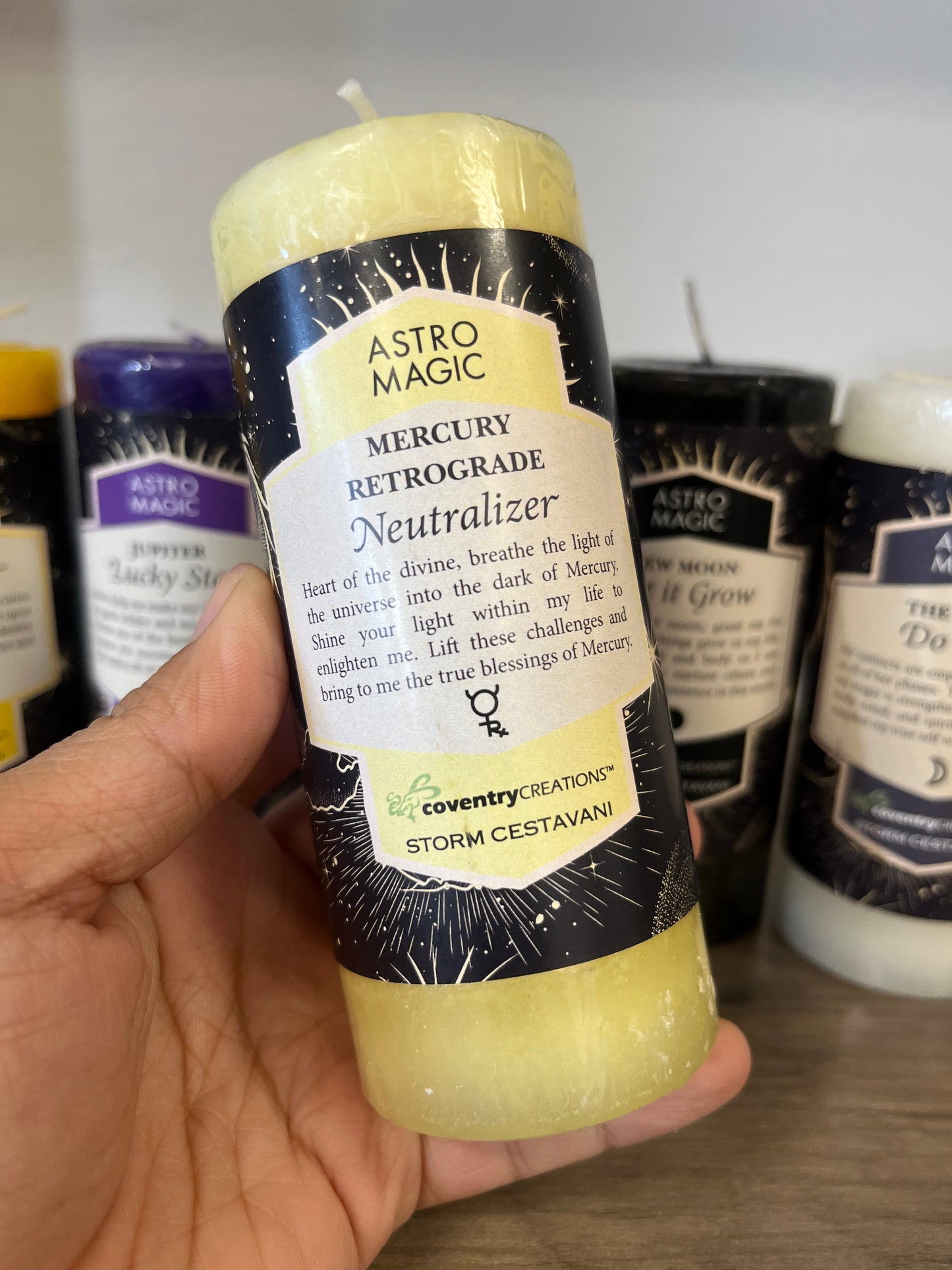 Astrology Magic Candle intention candle