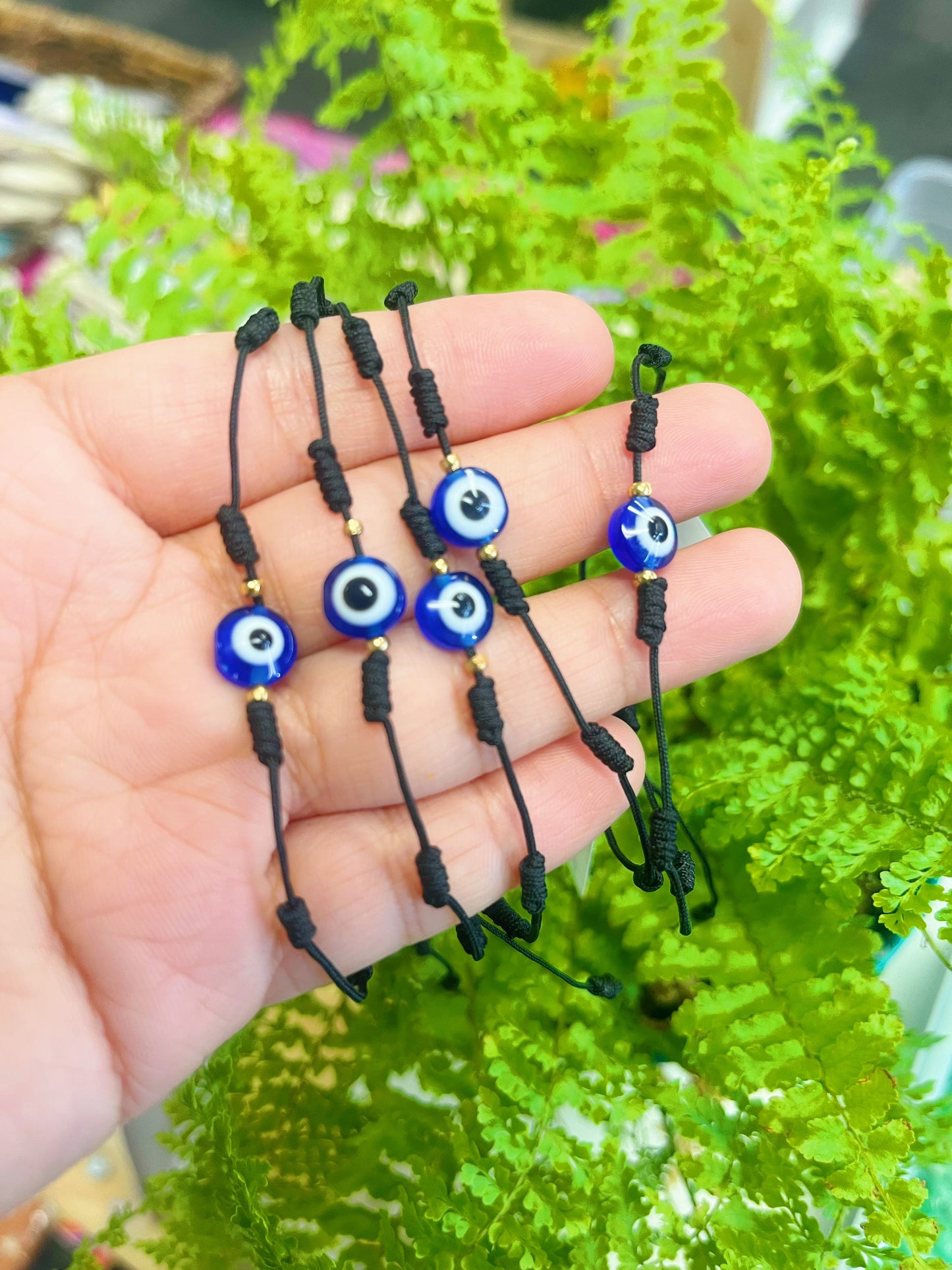 Simple Braid Evil Eye Bracelet