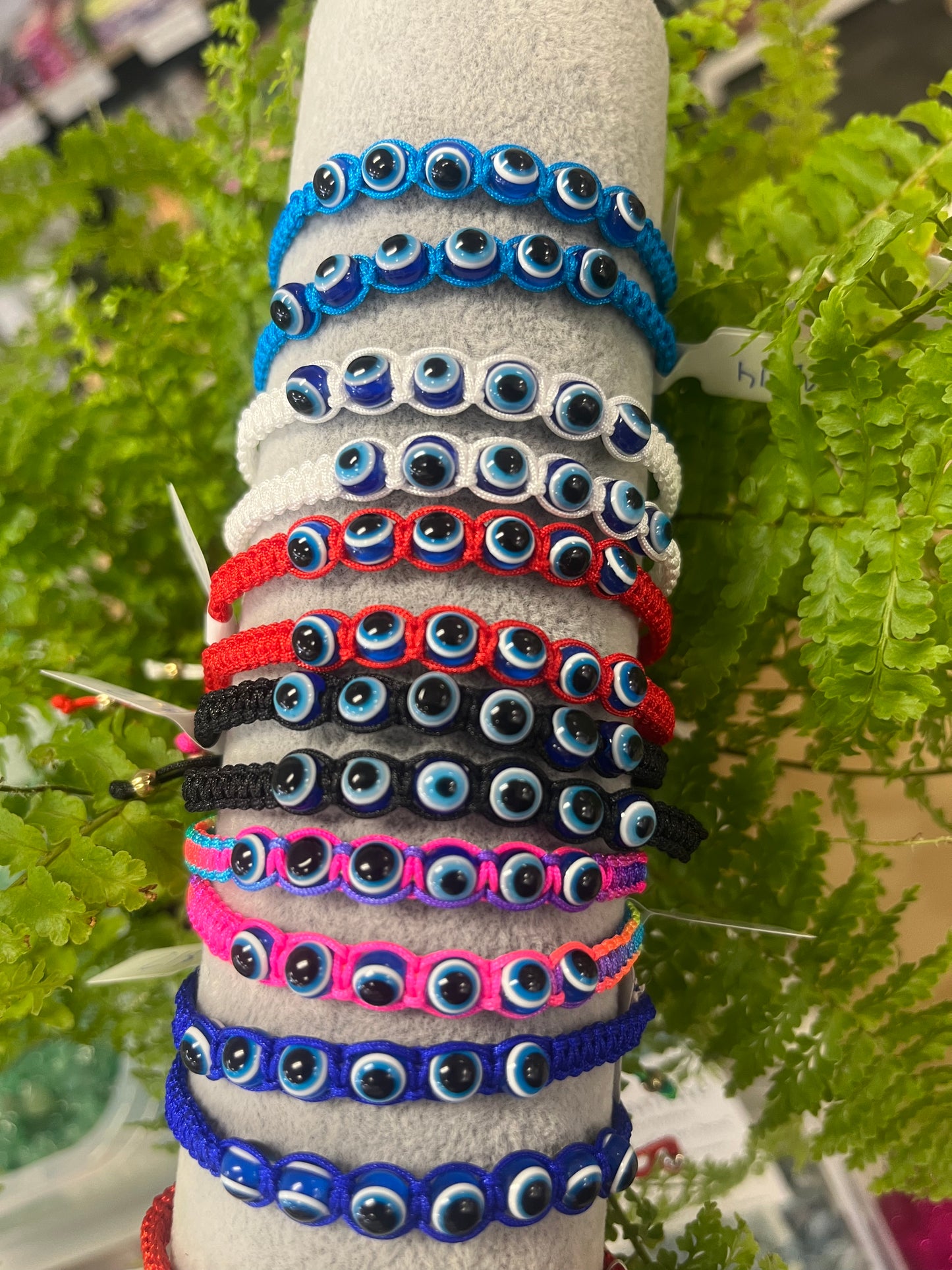 Multi Color Braided Evil Eye Bracelets