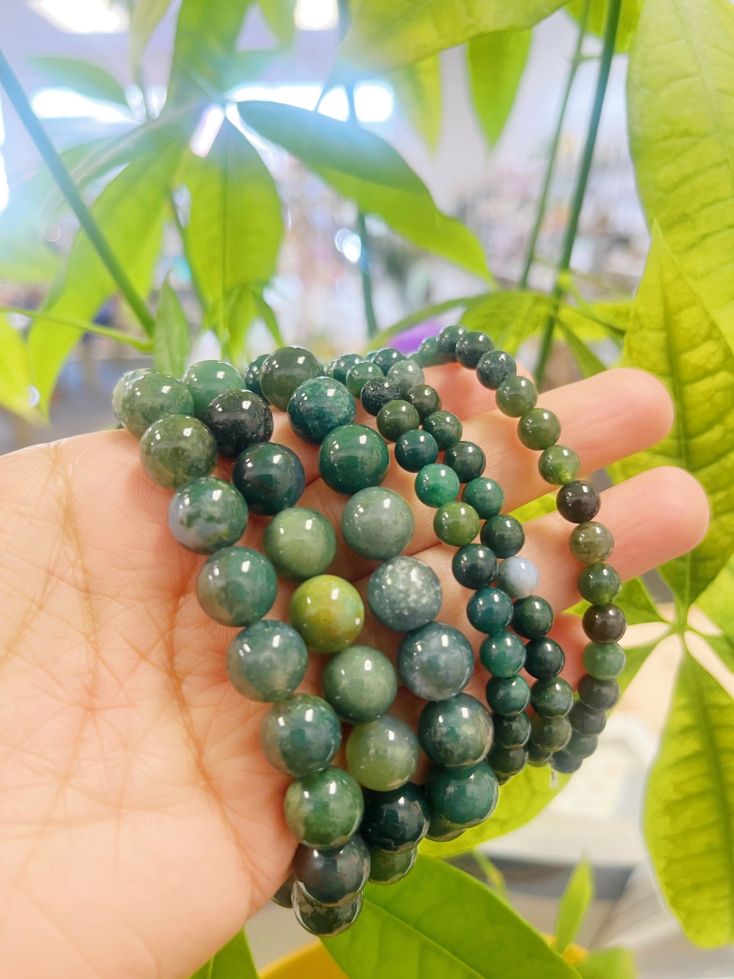 Moss Agate Bracelet