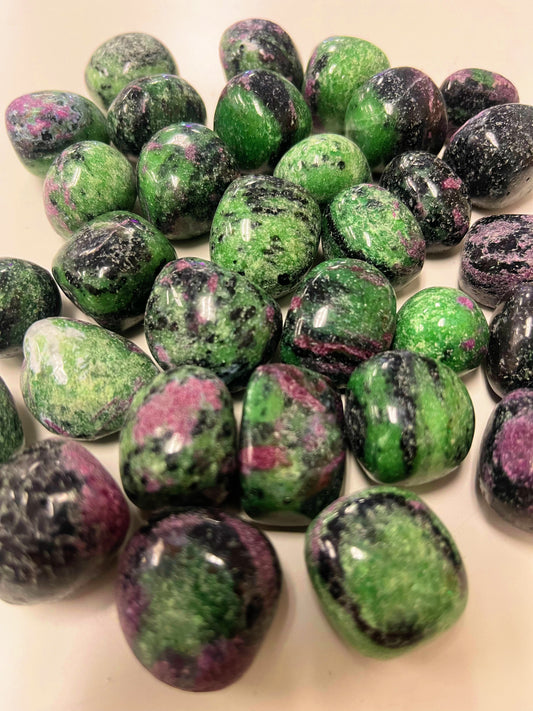 Ruby Zoisite Tumbled