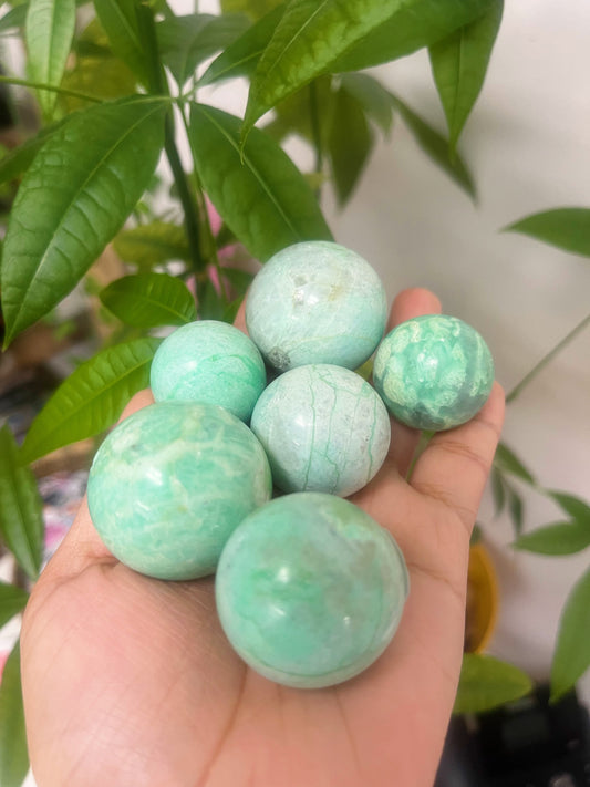 Green Moonstone Sphere