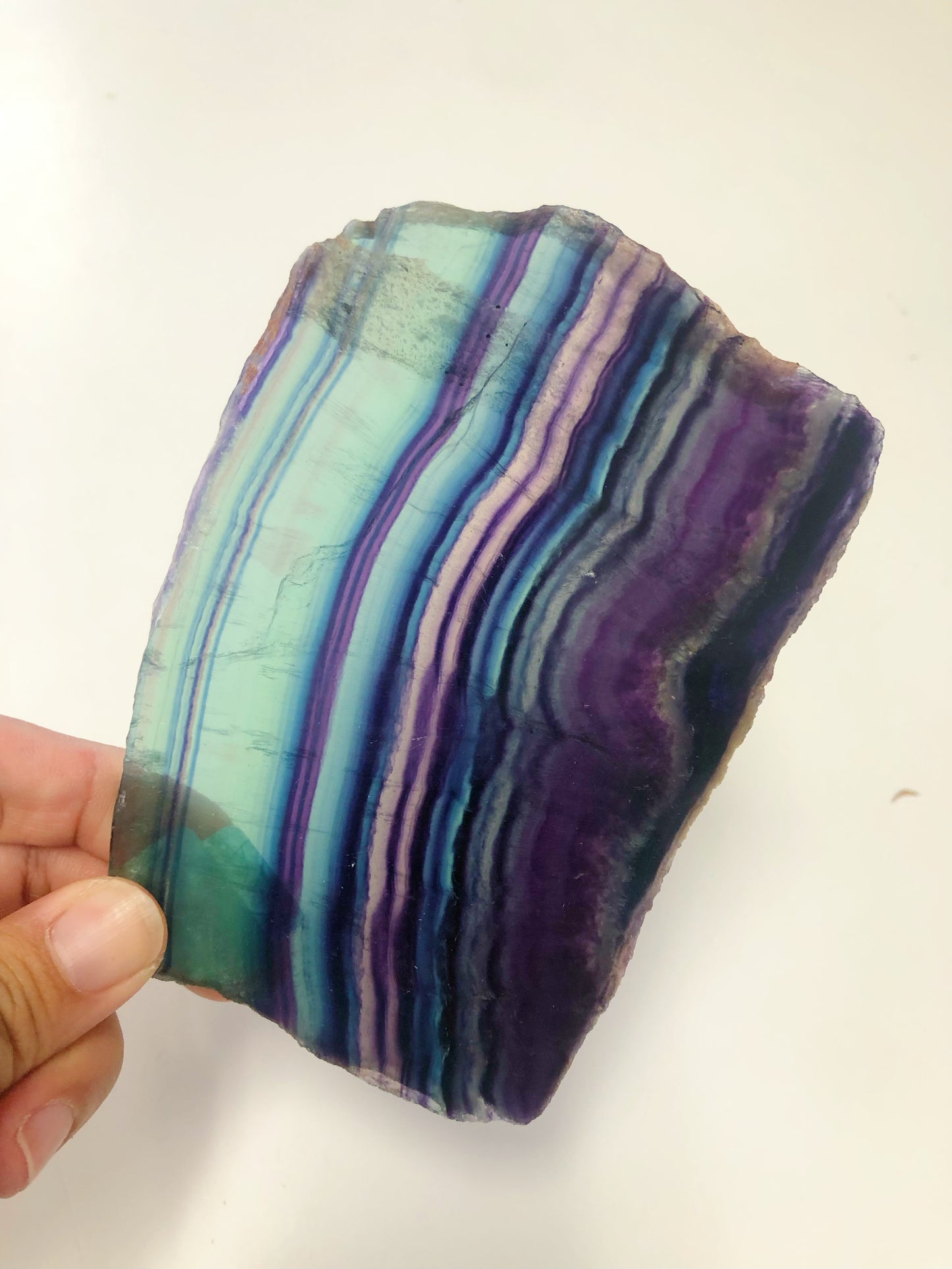 Rainbow Fluorite Slab