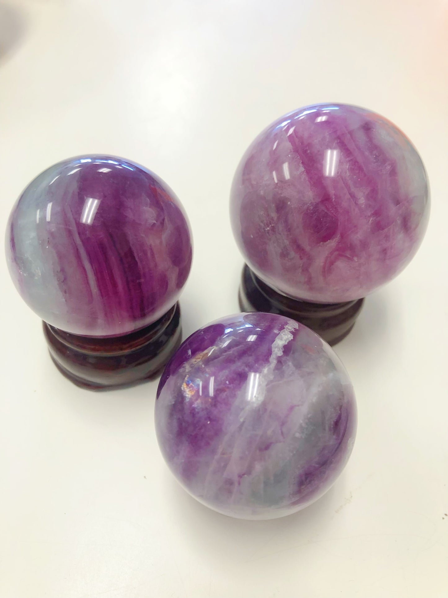 Rainbow Fluorite Sphere