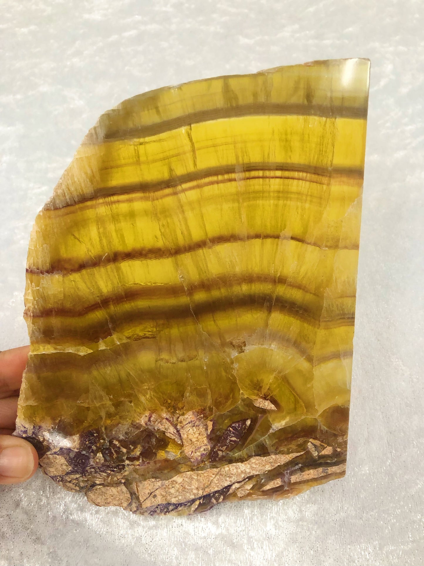 Yellow Fluorite Slab