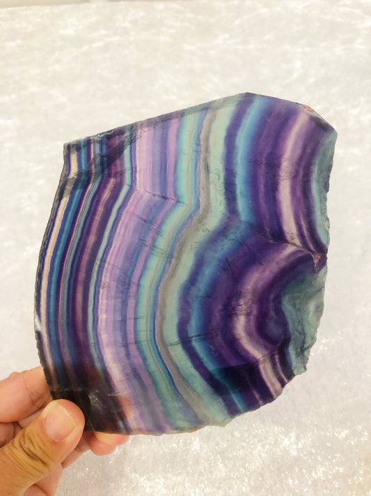 Rainbow Fluorite Slab