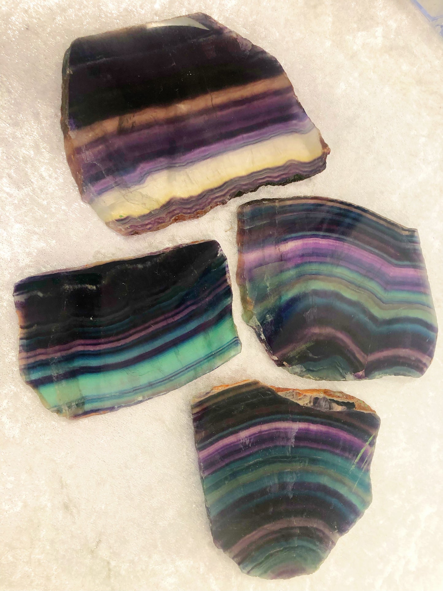 Rainbow Fluorite Slab