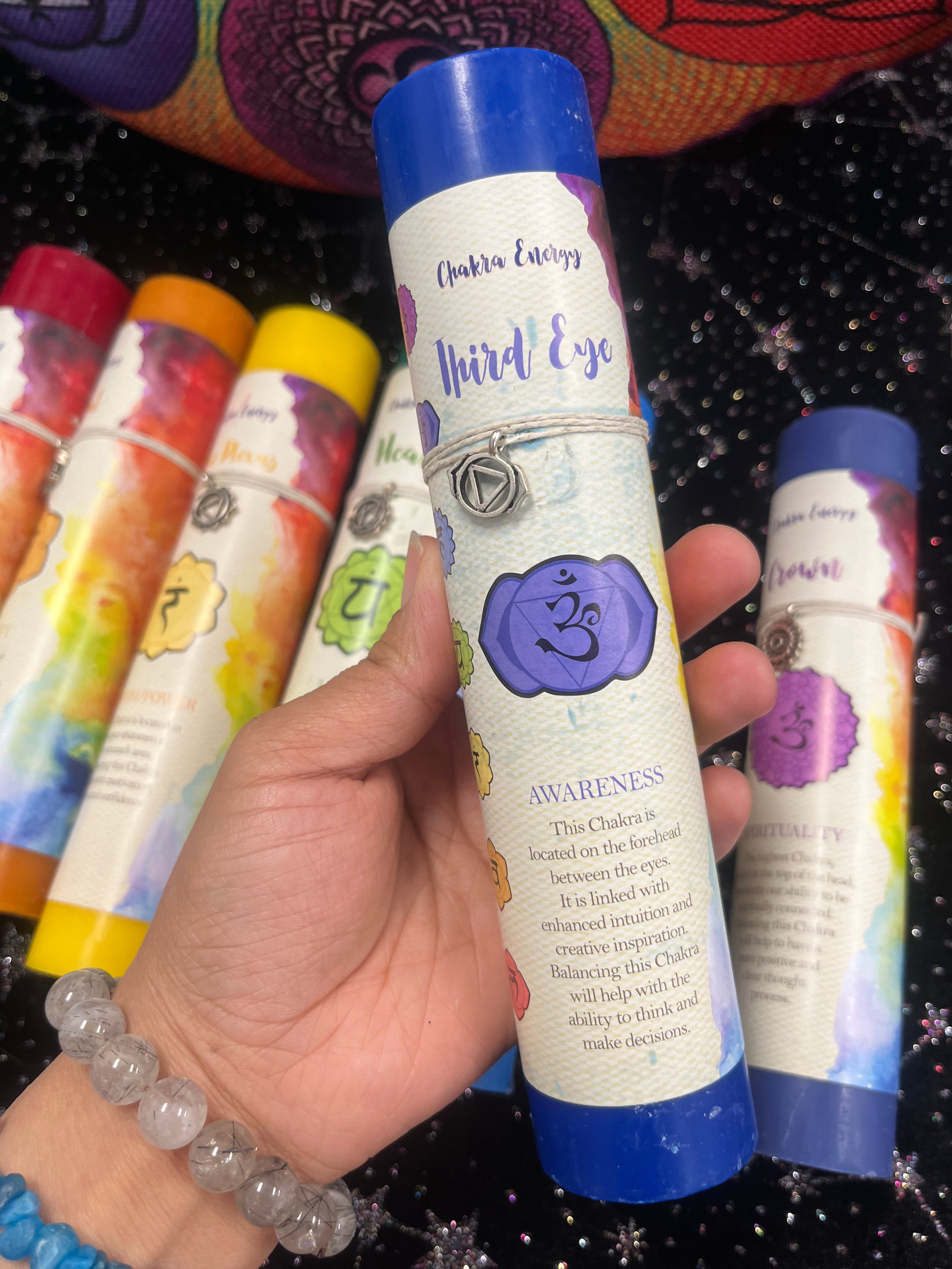 Chakra Pillar Candles – Spiritual Landing