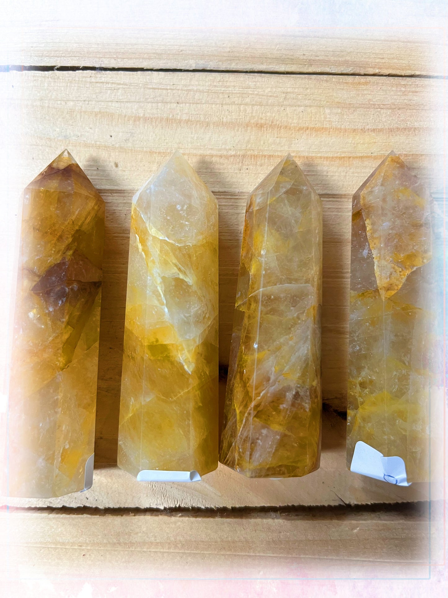 Golden Healer Quartz Tower