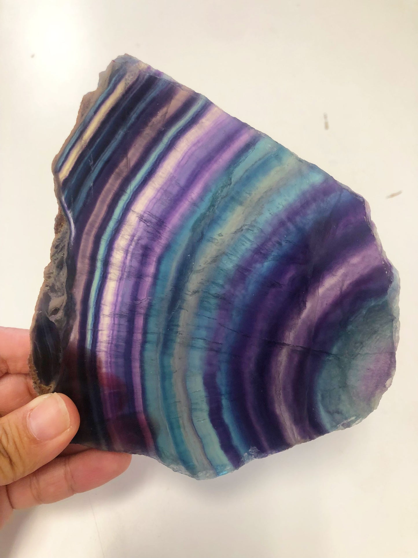 Rainbow Fluorite Slab