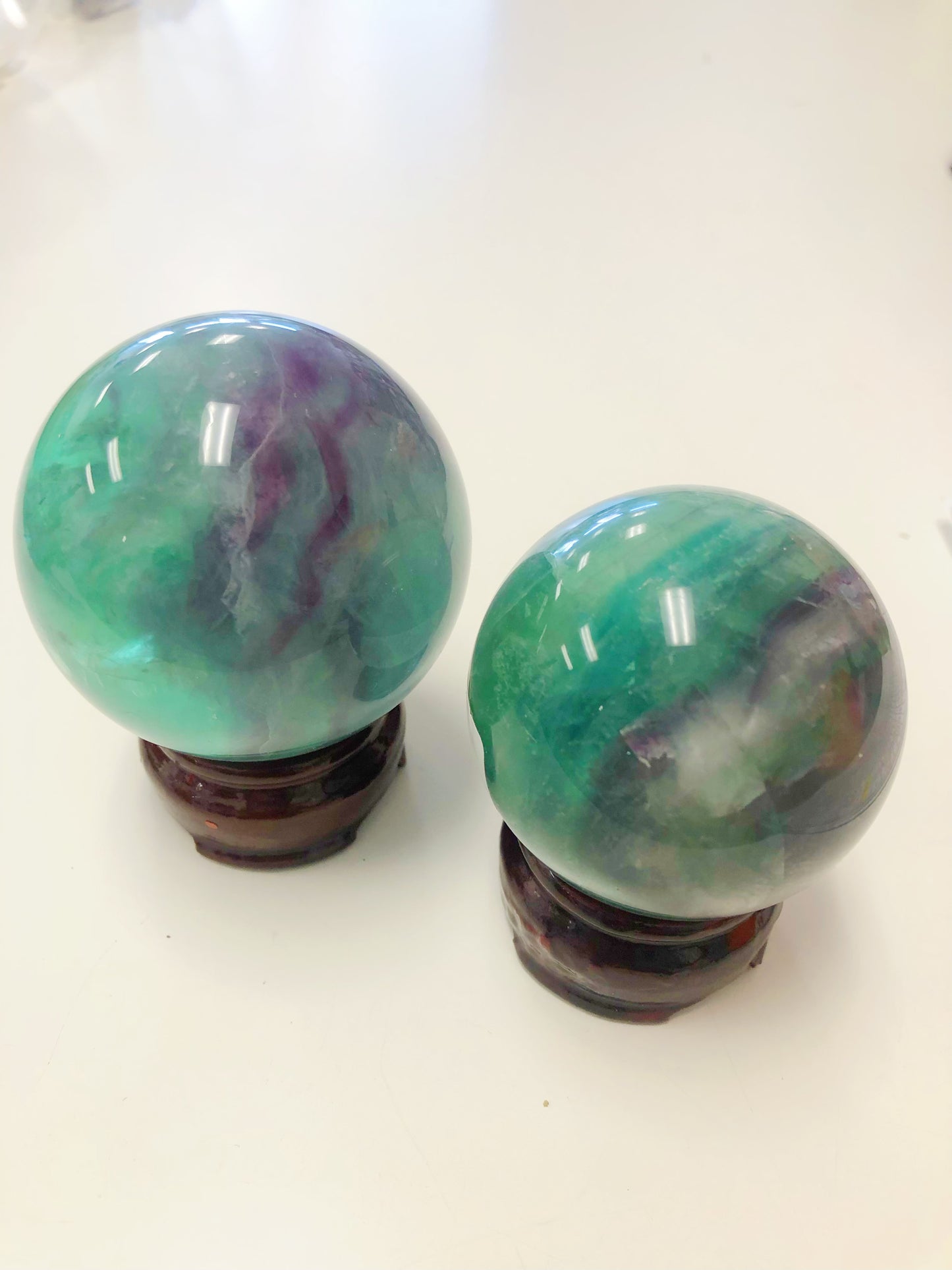 Rainbow Fluorite Sphere