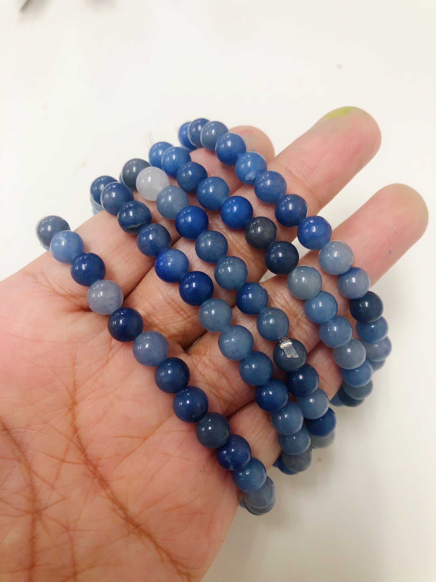 Blue Adventurine Bracelet 6mm