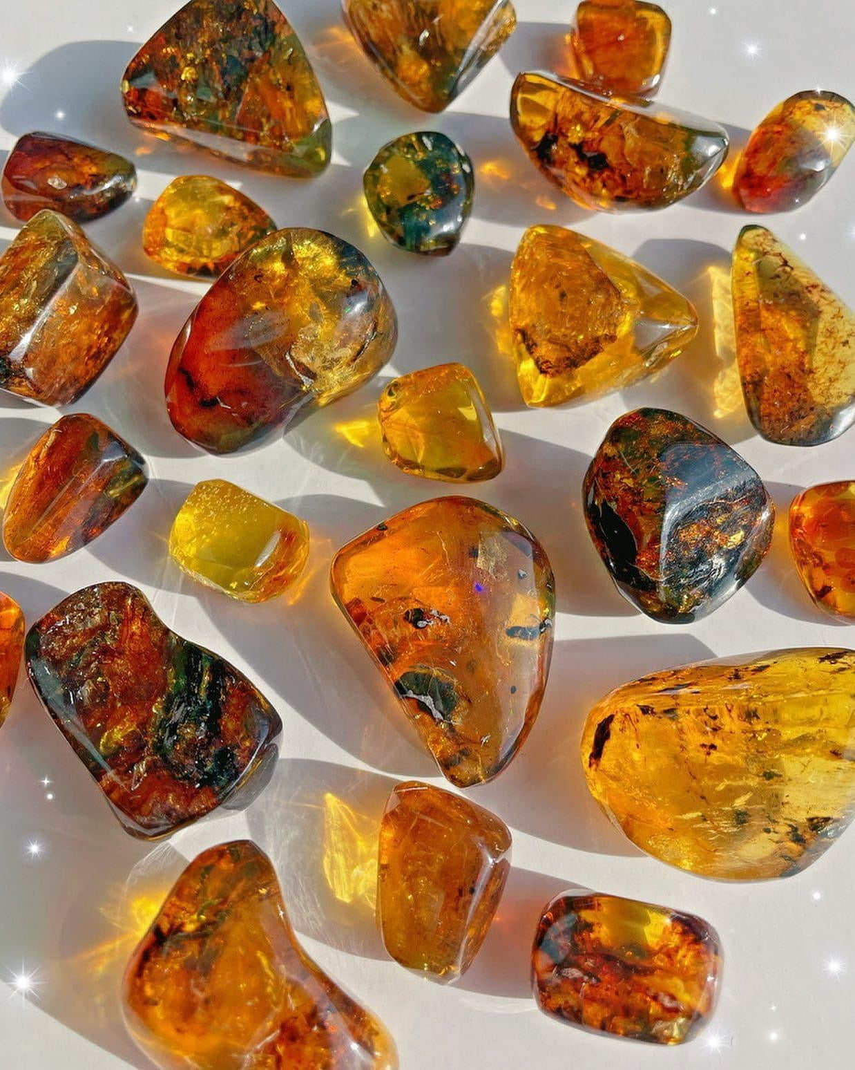 Amber Pocket Stone