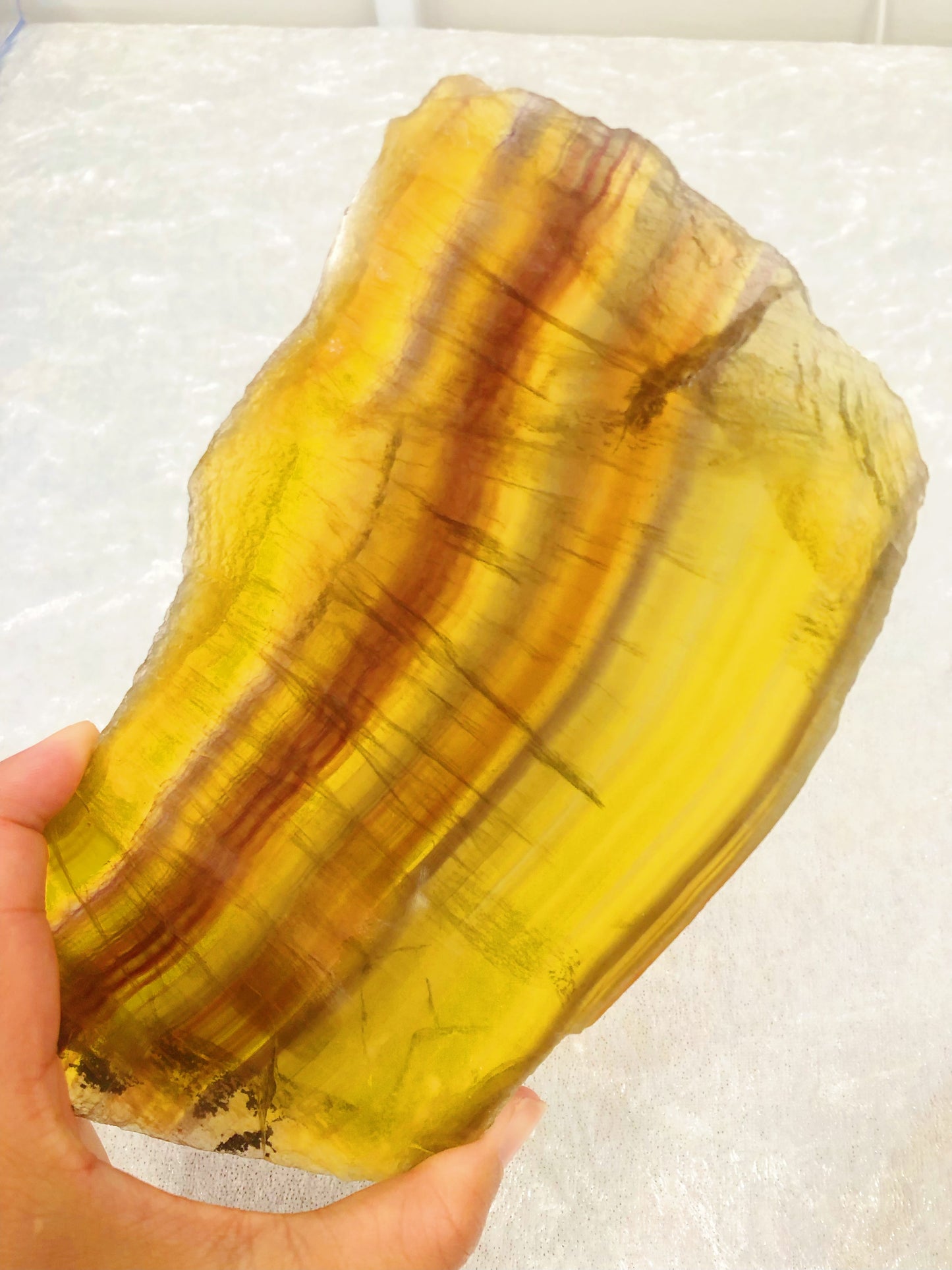 Yellow Fluorite Slab