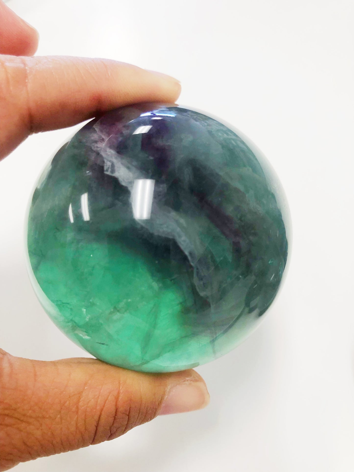 Rainbow Fluorite Sphere