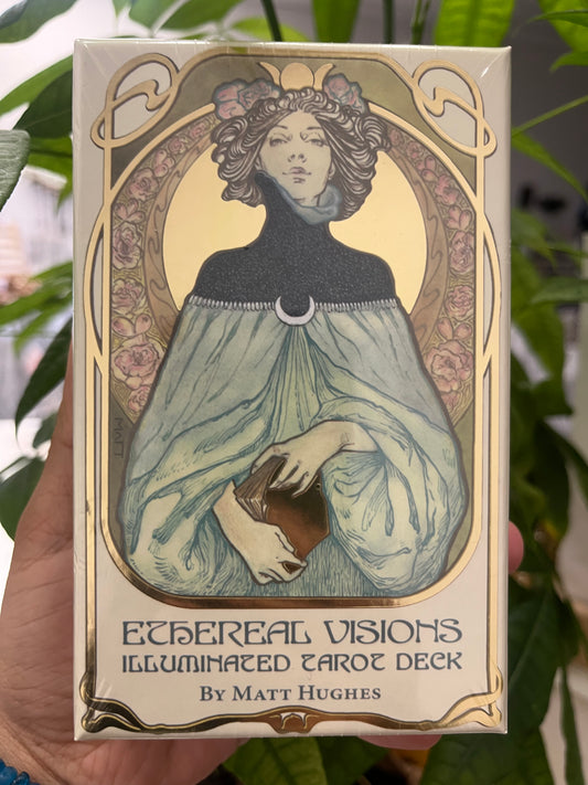 Ethereal Visions: Illuminated Tarot Deck