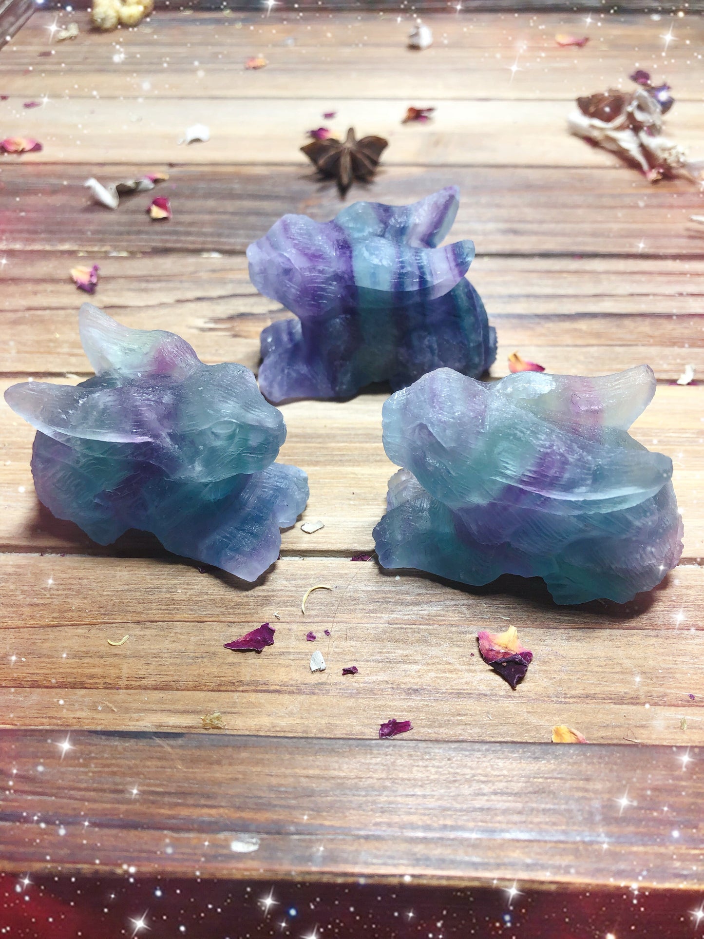 Rainbow Fluorite Rabbit