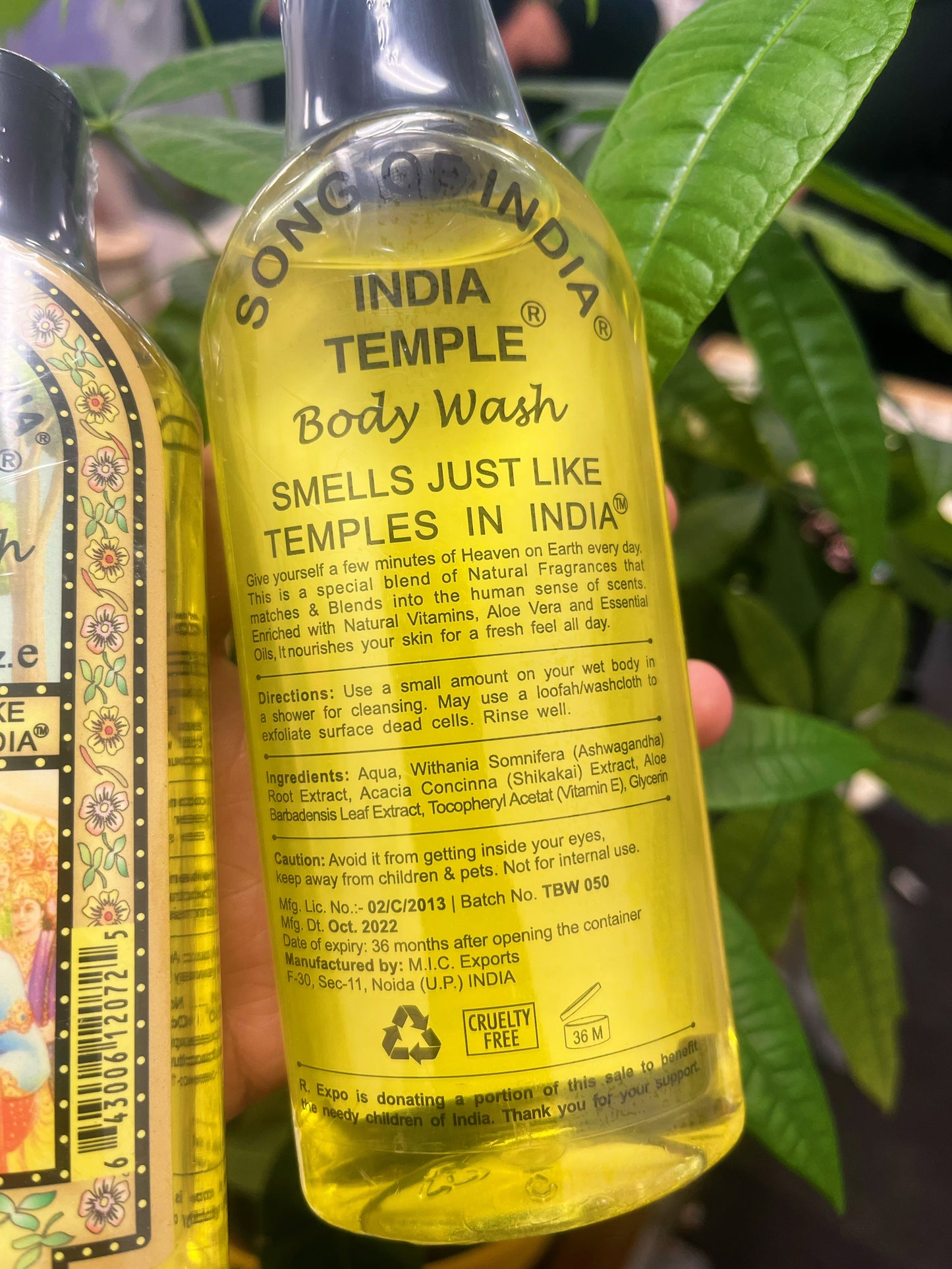 India temple body wash