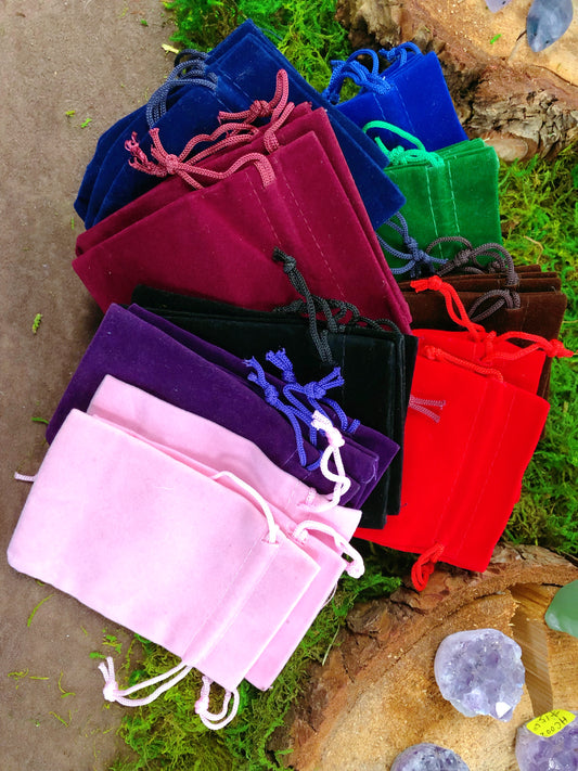 Velveteen bag
