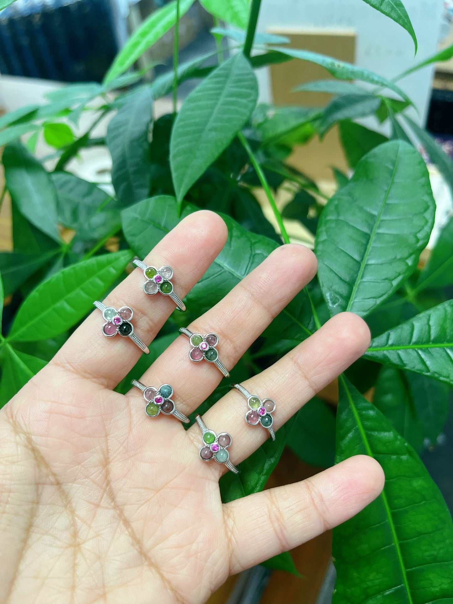 Watermelon Tourmaline Ring