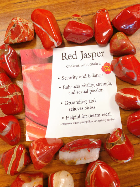 Red Jasper Tumbled