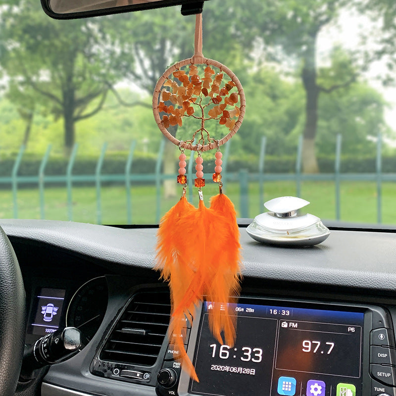 Gemstone Tree of Life Car Hanging