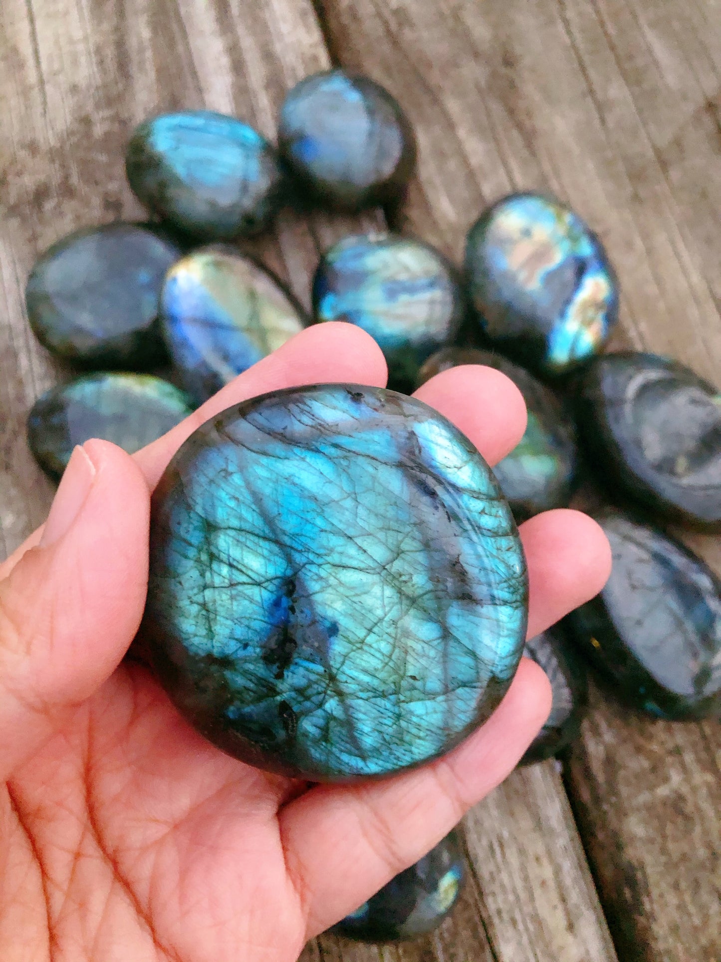 Labradorite Palm Stone