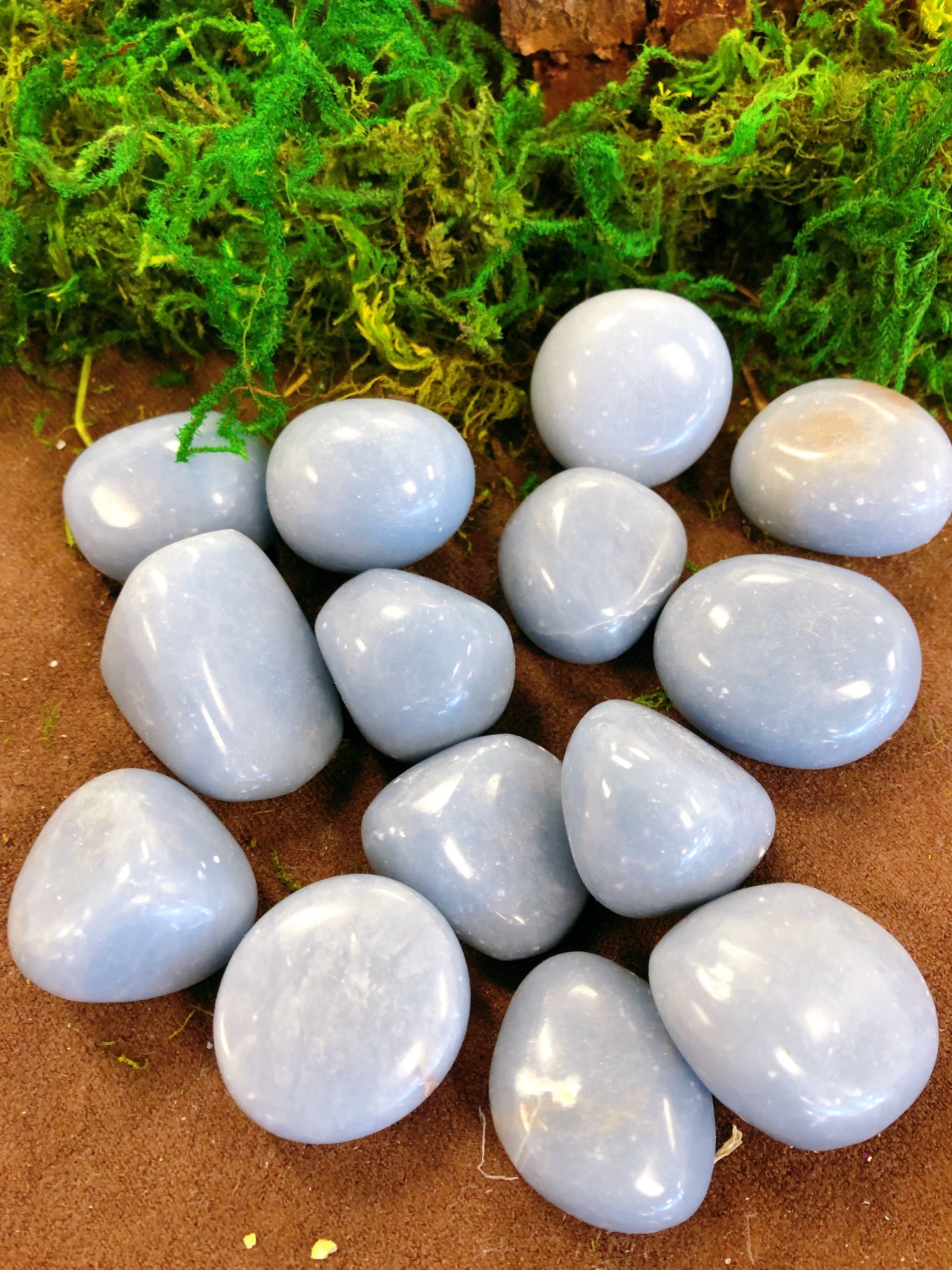 Angelite Pocket Stone