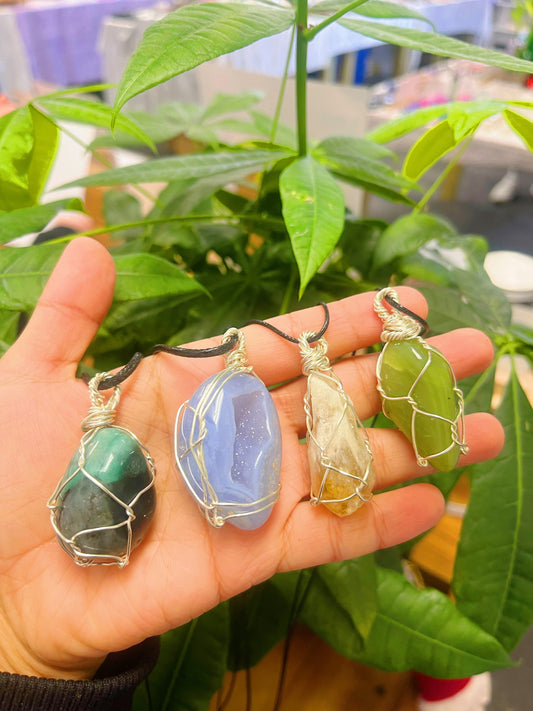 Handmade Wire Wrapped Necklaces