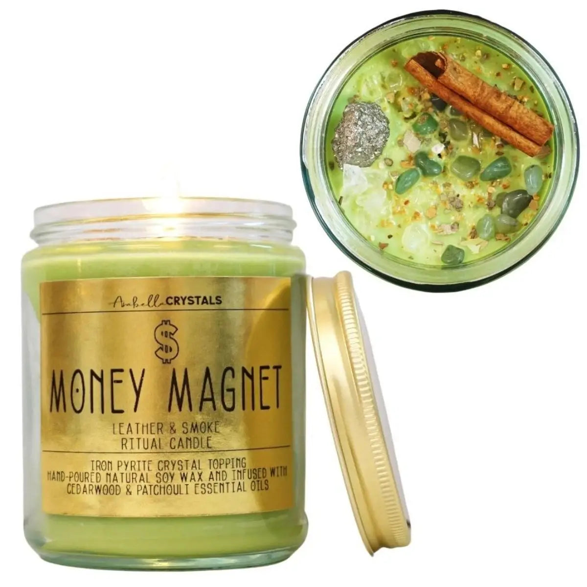 Money Magnet Candle Jar