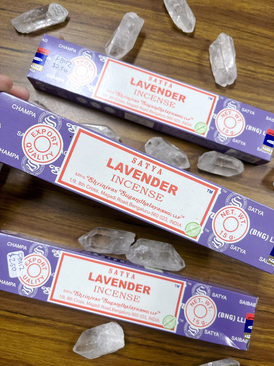 Lavender Satya Incense Sticks (15g)