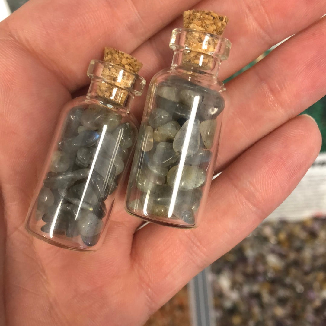 Gemstone Chip Bottles