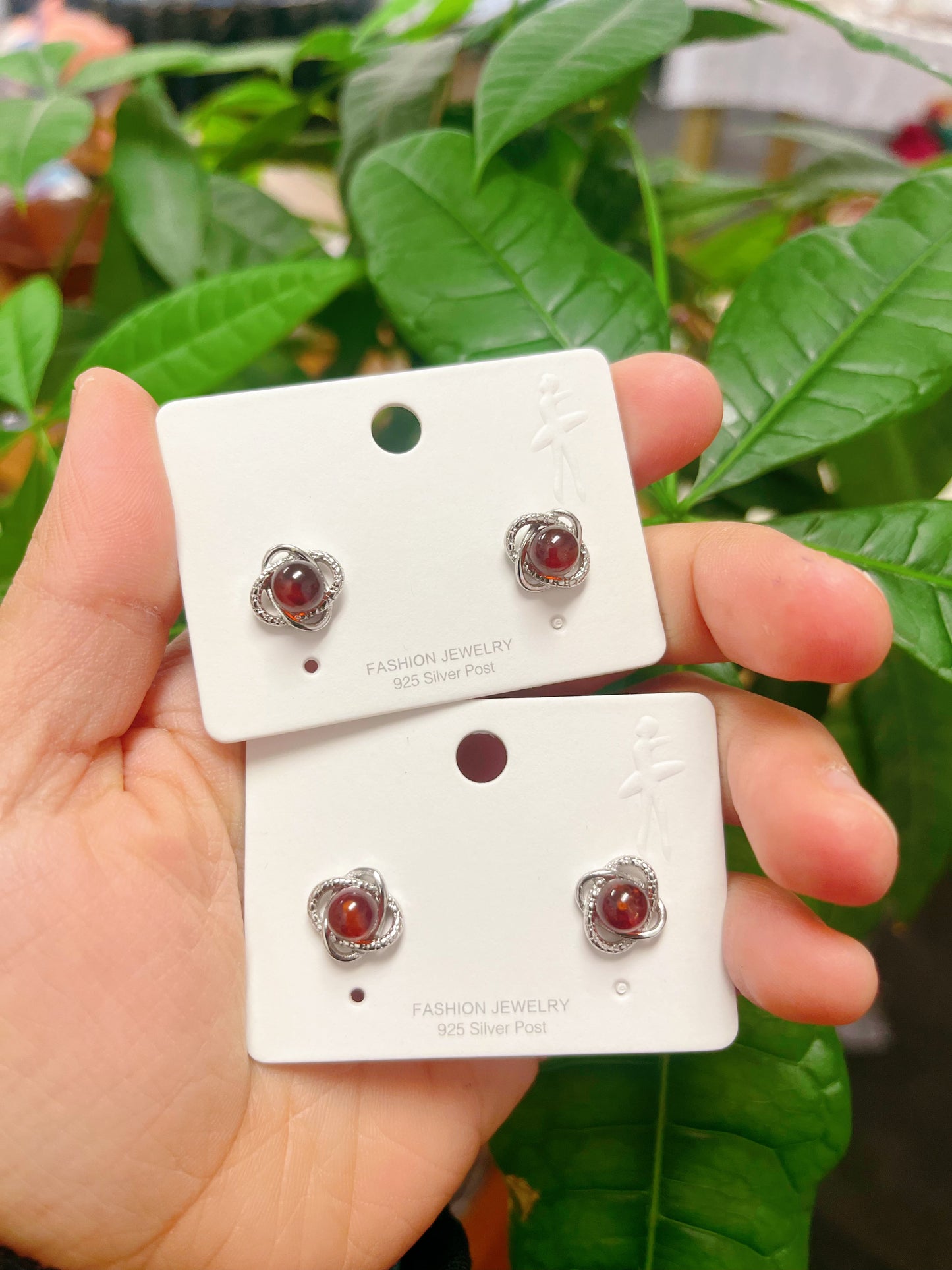 Garnet Earrings