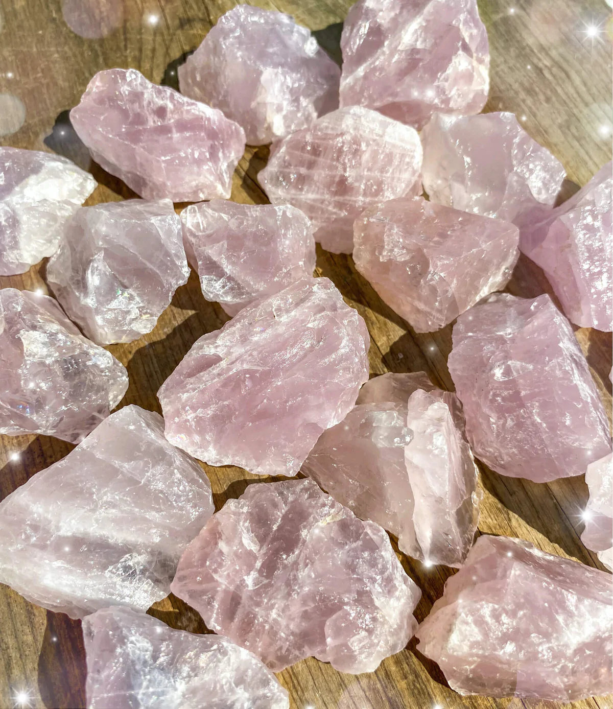 Rose Quartz Rough Large